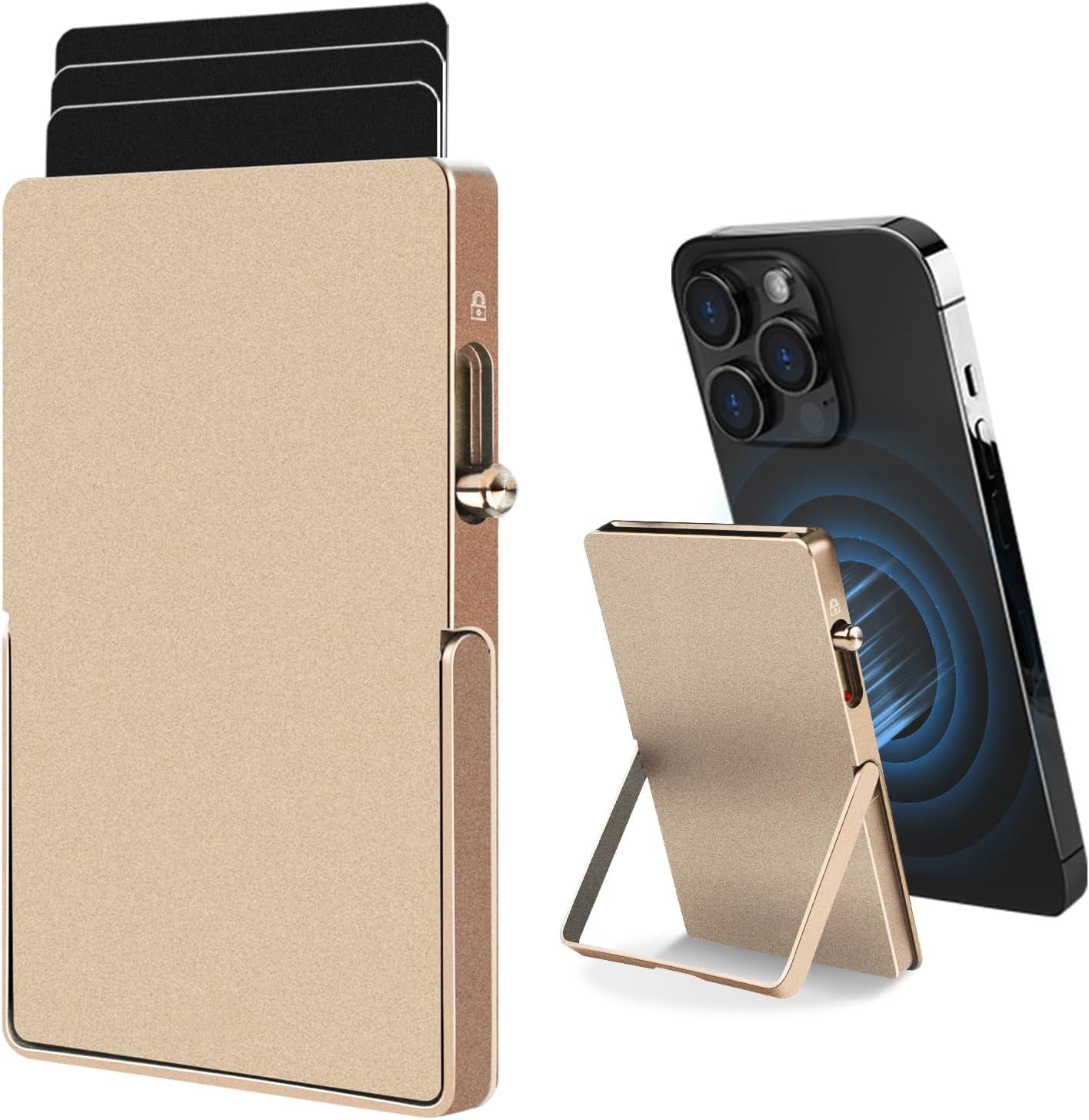 Metal Pop Up Magnetic Wallet