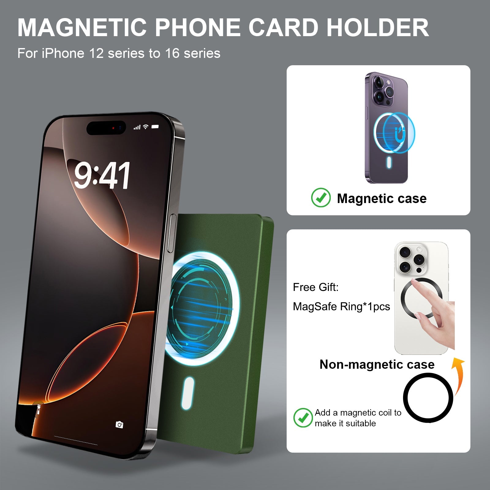 Metal Pop Up Magnetic Wallet