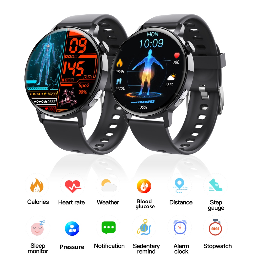 Non Invasive Smart Watch with Blood Component Analysis