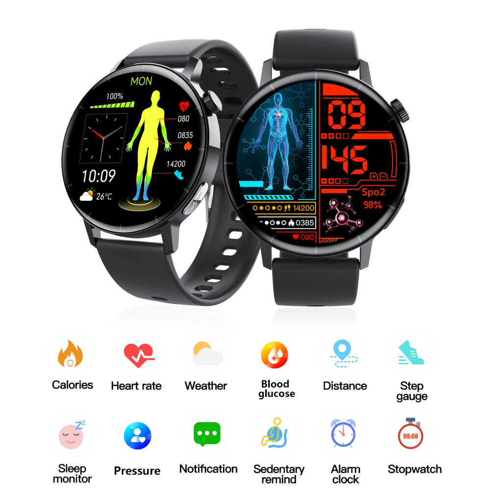 Non Invasive Smart Watch with Blood Component Analysis
