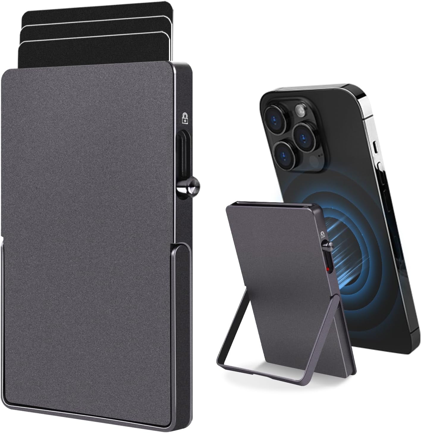 Metal Pop Up Magnetic Wallet