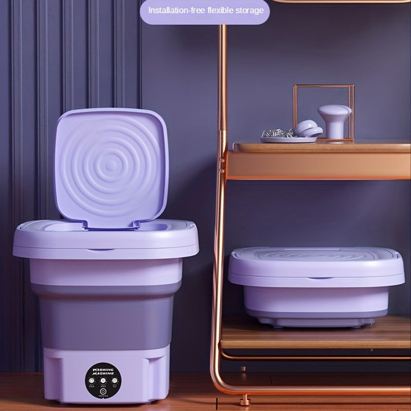 Collapsible Mini Washing Machine  for Travel & Home